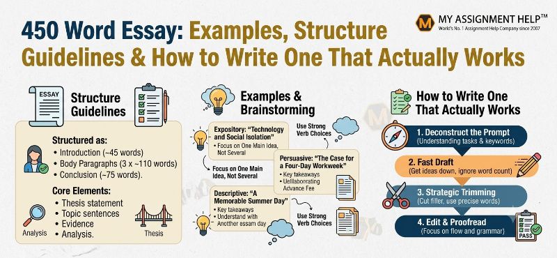 450 Word Essay: Examples, Structure Guidelines & How to Write One