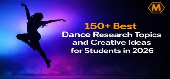 Dance research topics for students 2026 creative ideas banner with dancer silhouette performance