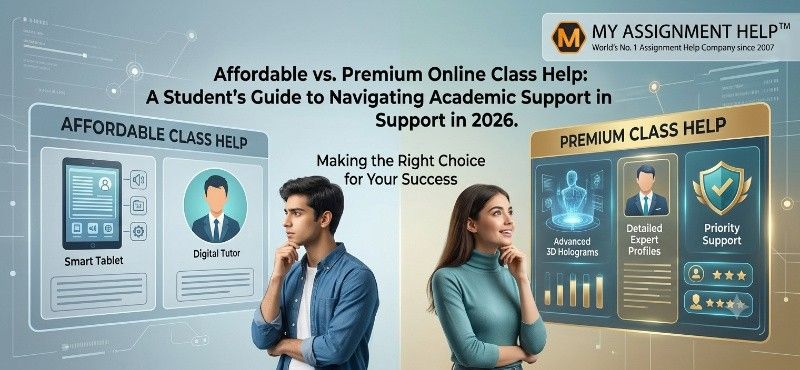 A student comparing affordable digital tutoring options against premium, advanced holographic academic support services for a 2026 educational guide.