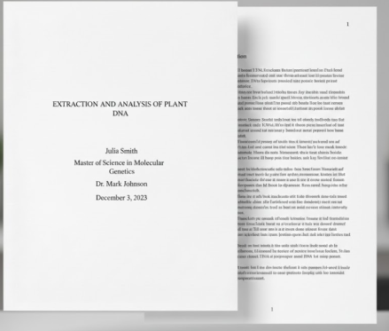 Formatting Guidelines