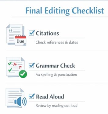 final academic writing checklist