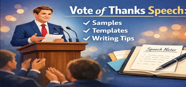 Vote of Thanks Speech Examples Tips 2026