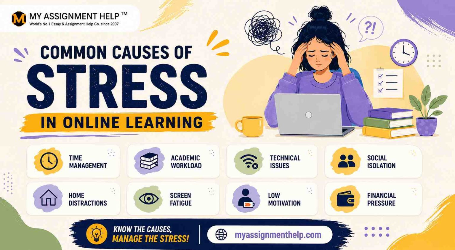 Top Causes of Stress in Online Learning With Practical Solutions