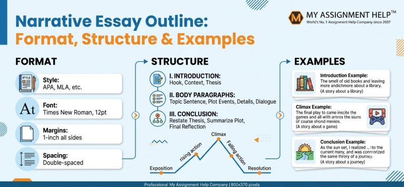 Writing Outline Examples Narrative Essay Outline: Format, Structure & Examples